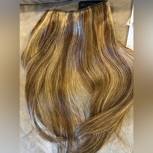 Human hair halo extensions NWT - Picture 2 of 9